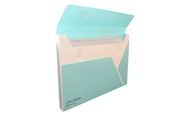 Baby & pregnancy file organiser open